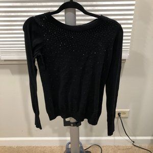 Black Express Long Sleeve Sweater